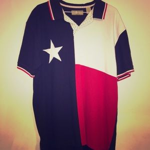 Sun River Lone Star State Texas Polo Size Large